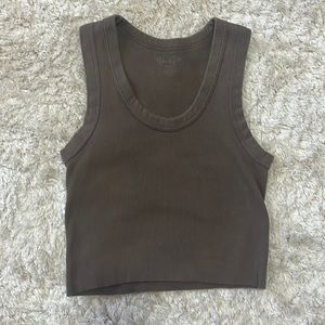 Brown Brandy Melville SHIRT